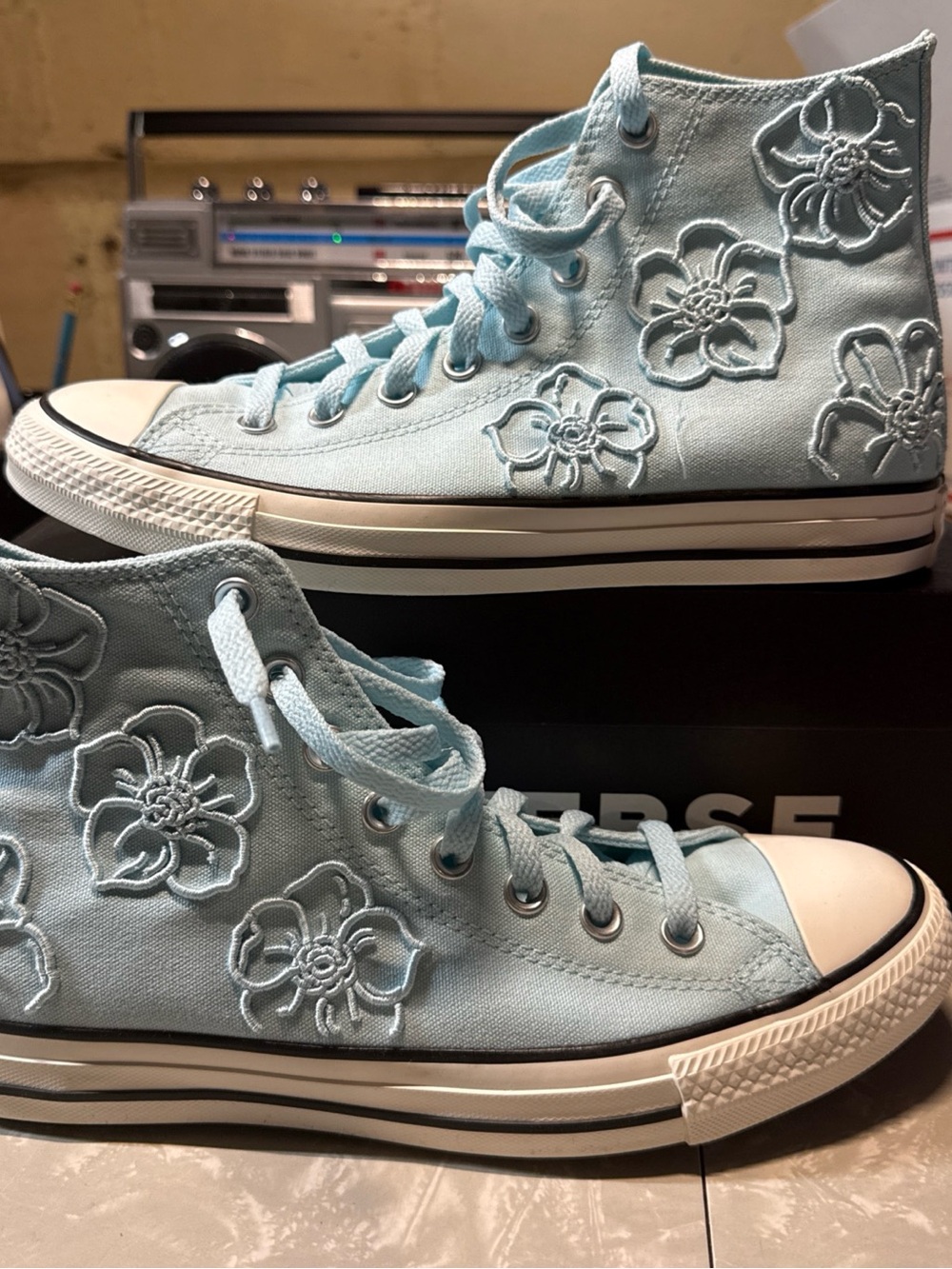NEW Converse Chuck Taylor All Star HT Sneakers Wmns 9.5 Rained Out/Egret Floral